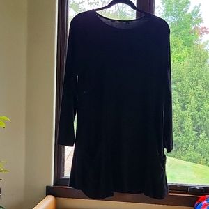 Betabrand black travel dress